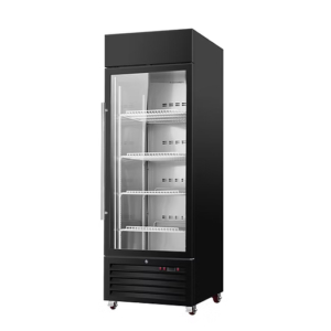 Sub-equip Black Swing Glass Door Merchandiser| 3014-CDM-B23R